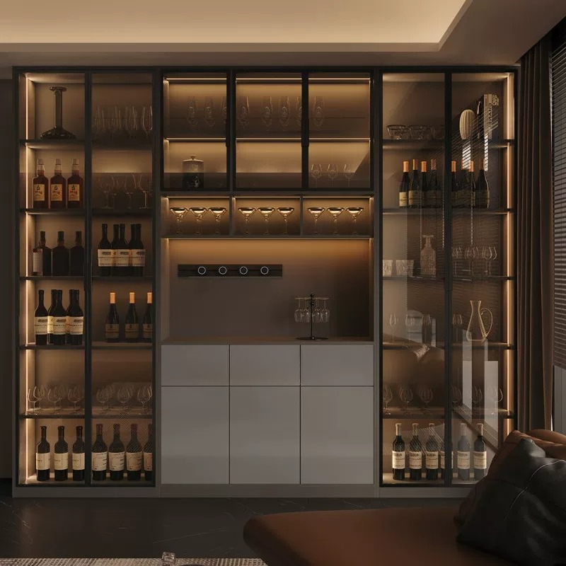 Storage & Organization - Lemari anggur Italia mewah minimalis modern,