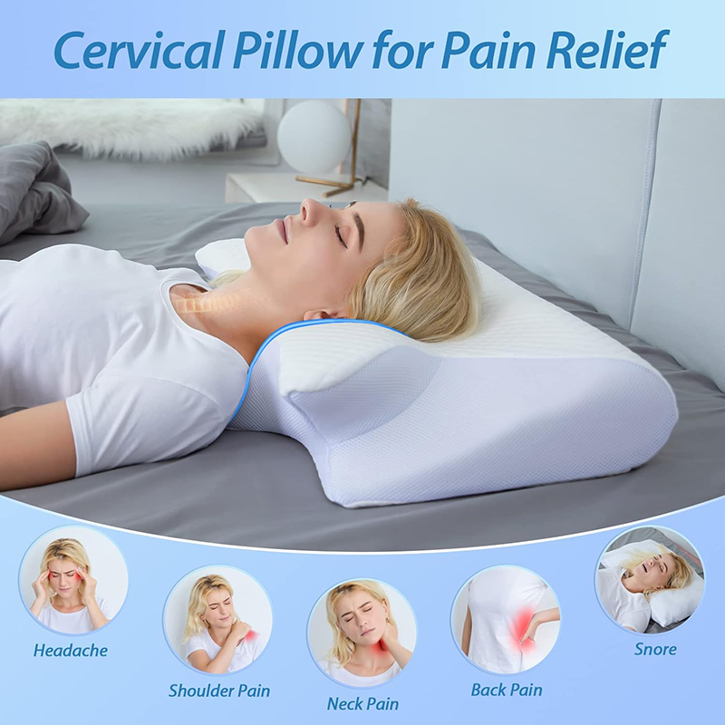 Anti Snore Contour Pillow - Bantal Leher Busa Memori Baru 2