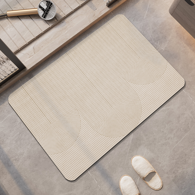 Quick Dry Diatomite Bath Mat - Diatomite tikar kaki keset mandi, keset