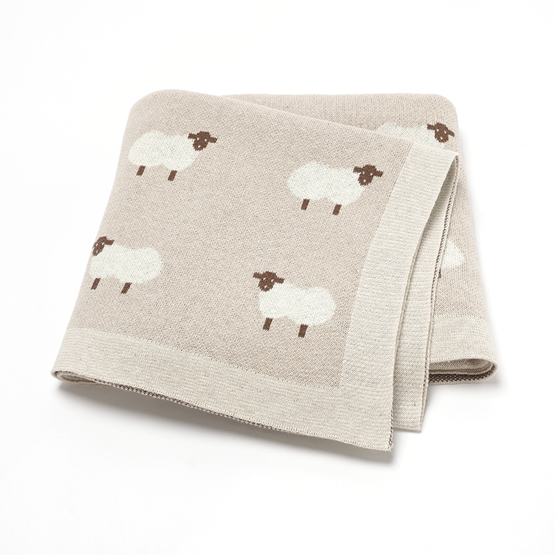 Muslin Cotton Bedspread - Lucu domba cetak Muslin bayi baru