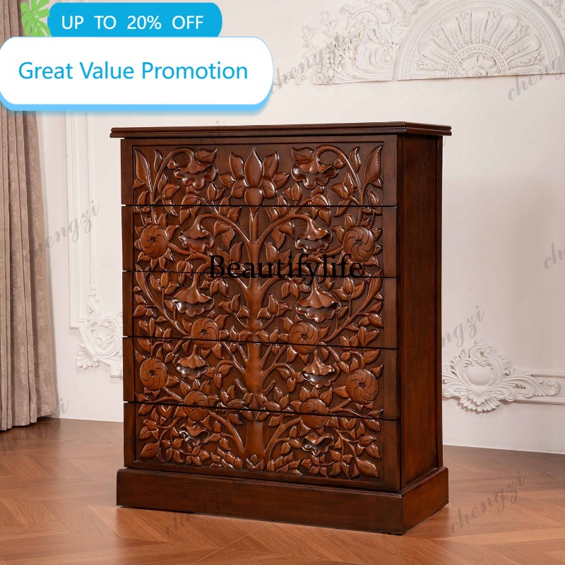 Storage & Organization - Lemari dinding kayu solid Thailand M178,