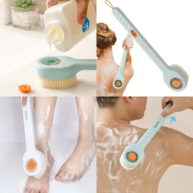 Bath - Sikat Mandi dengan Dispenser Cairan, Gagang