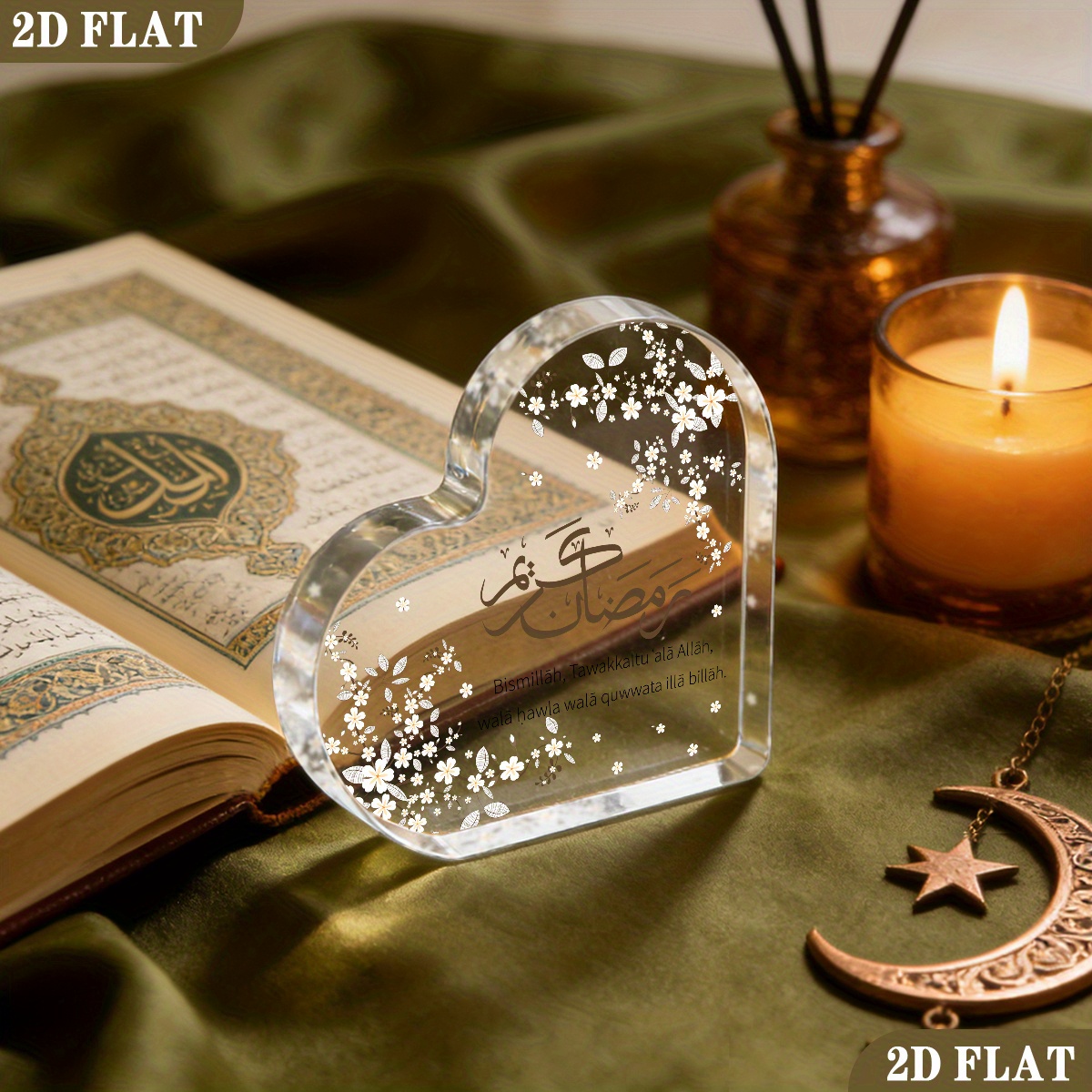 Home Decor - CIFBUY Plakat Akrilik 2D Bentuk Hati