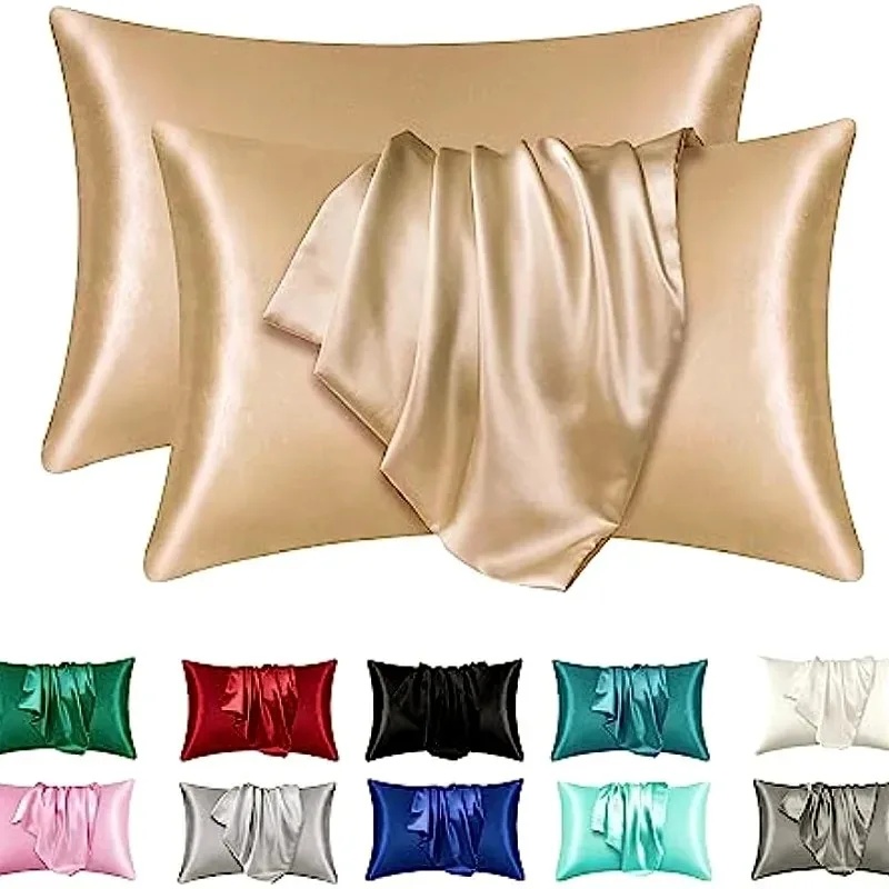 Sarung Bantal Sutra Satin untu - Satin Silk Pillowcase Hair Skin ulasan dan harga