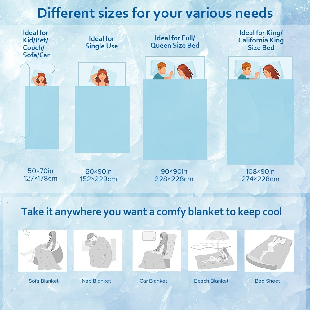 Selimut Pendingin Cocok untuk  - Cooling Blanket Hot Sleepers ulasan dan harga