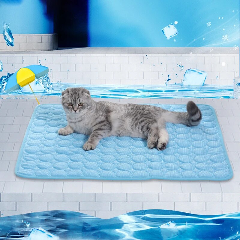 Tikar es hewan peliharaan, tem - Cooling Blanket Hot Sleepers ulasan dan harga