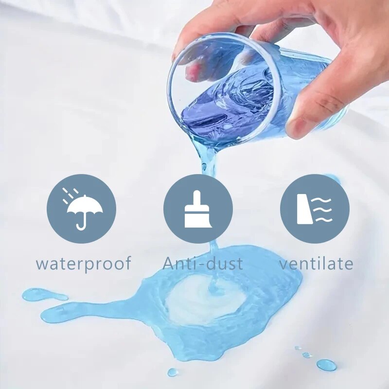 Pelindung kasur anti air, peli - Waterproof Mattress Protector Breathable ulasan dan harga