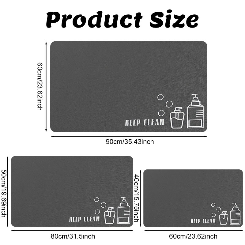 Keset Kamar Mandi Diatomite, P - Quick Dry Diatomite Bath Mat ulasan dan harga