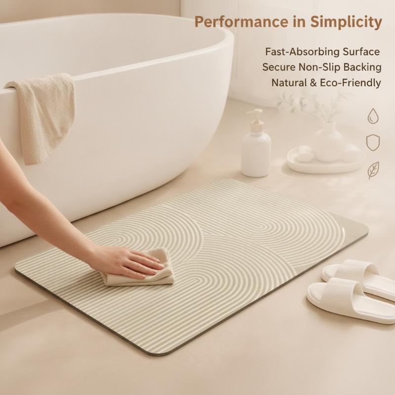 Keset Kamar Mandi Diatomite Be - Quick Dry Diatomite Bath Mat ulasan dan harga