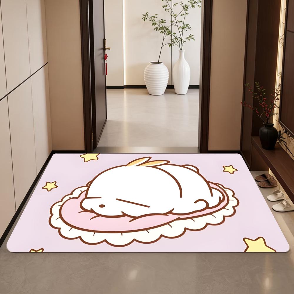 Kartun-M-MashiMaro Keset Lanta - Quick Dry Diatomite Bath Mat ulasan dan harga