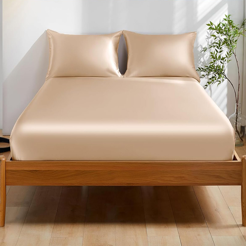 Sprei Kasur Sutra Mulberry 100 - Fitted Bed Sheets Deep Pocket ulasan dan harga