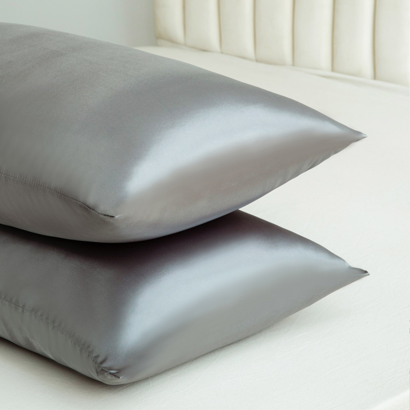 Sarung Bantal Satin Warna Soli - Satin Silk Pillowcase Hair Skin ulasan dan harga