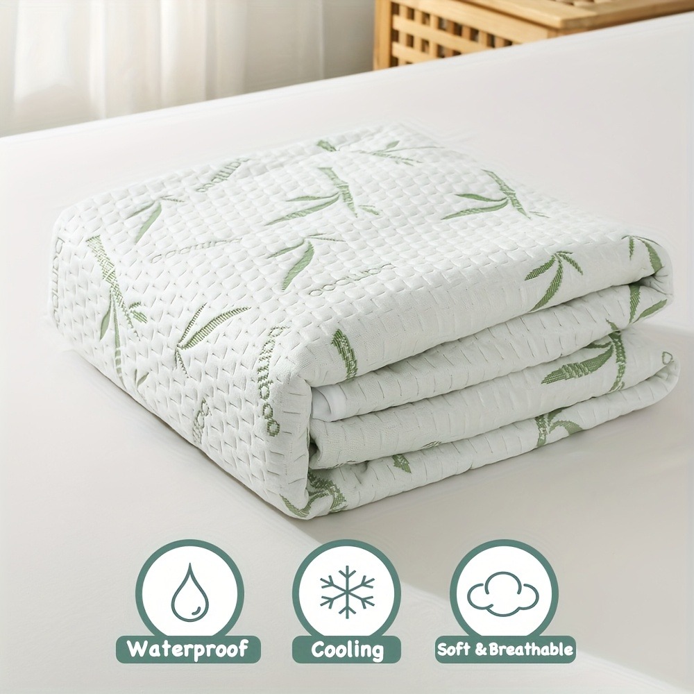 Pelindung Kasur Serat Bambu Ta - Waterproof Mattress Protector Breathable ulasan dan harga