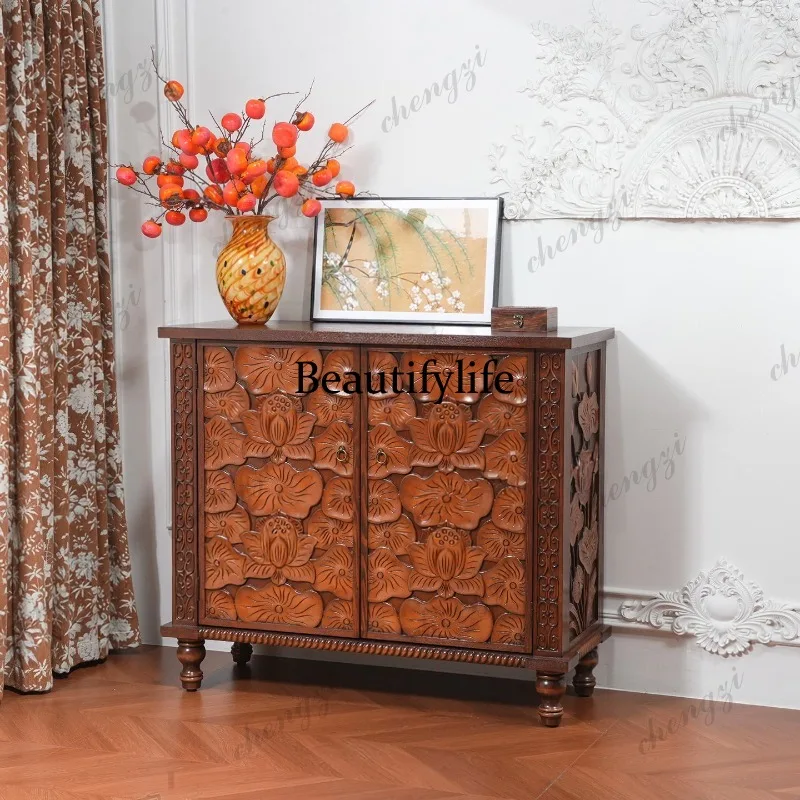 Lemari dinding kayu solid Thai - Storage & Organization ulasan dan harga