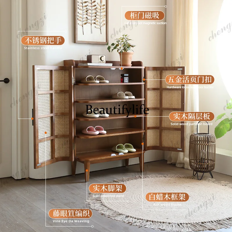 X173 Lemari Sepatu Kayu Solid  - Storage & Organization ulasan dan harga