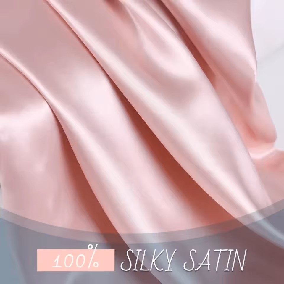 Kuup 1 Buah Sarung Bantal Saru - Satin Silk Pillowcase Hair Skin ulasan dan harga