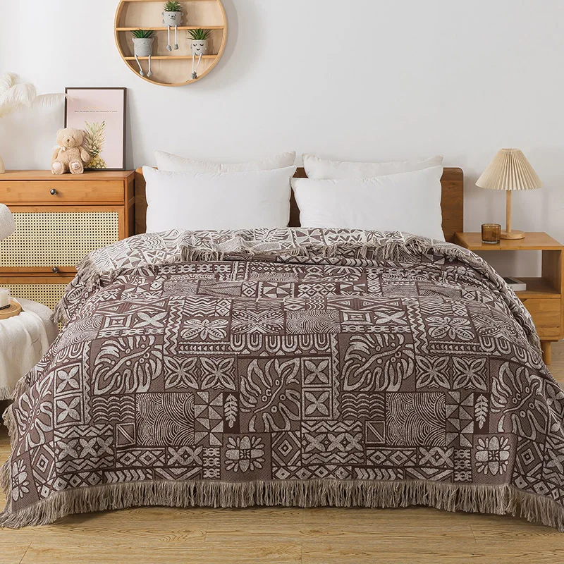 Sprei Katun 4 Lapis Kain Musli - Muslin Cotton Bedspread ulasan dan harga