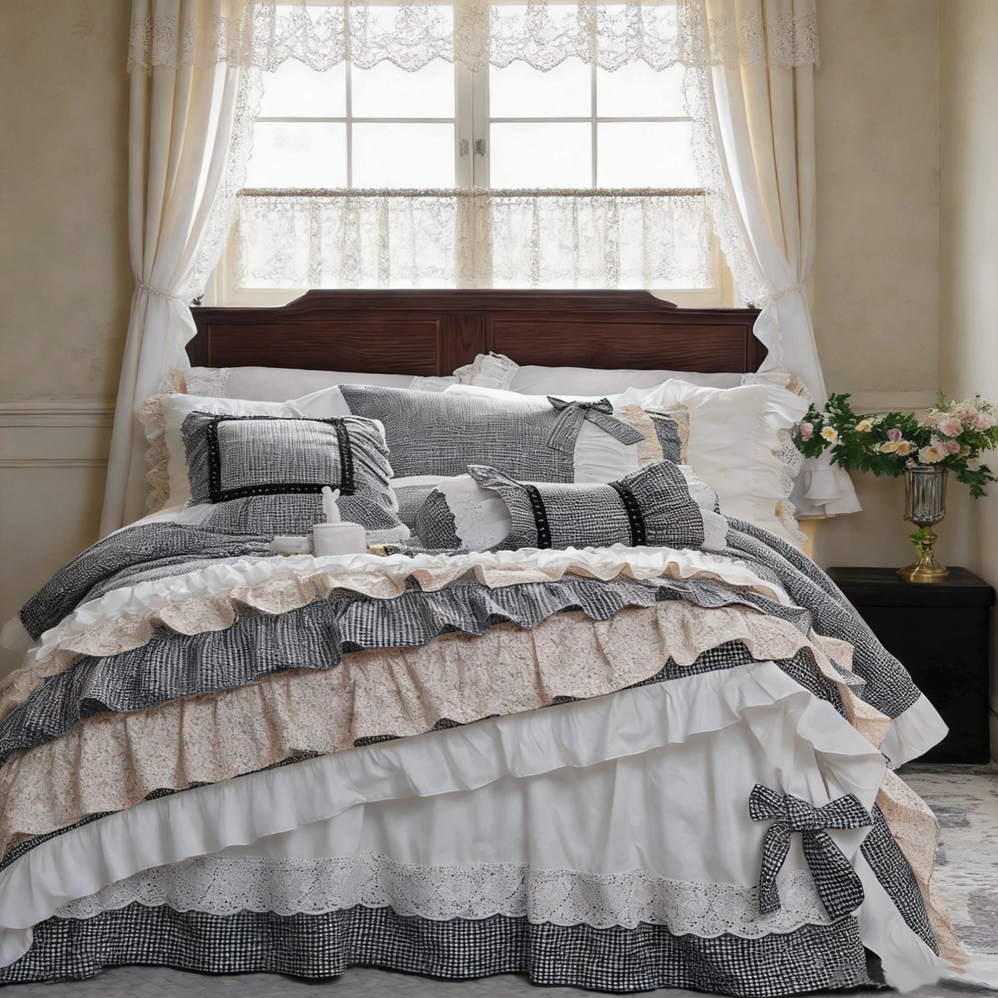 Set Sprei Country Cottagecore  - Aesthetic Floral Duvet Cover ulasan dan harga